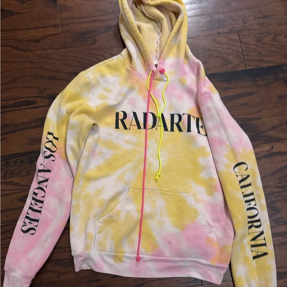 Rodarte Tops - Radarte Pastel Tie-Dye Hoodie
